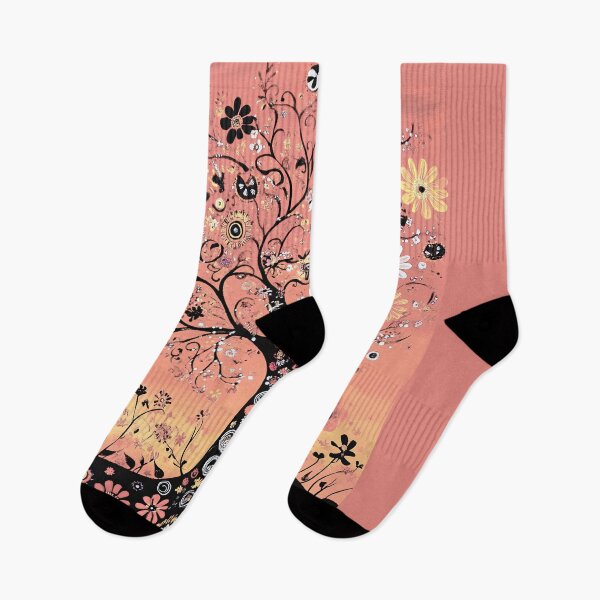 Item preview, Flowers and a Tree in Spring Filled with Pink designed and sold by MaryFiore.