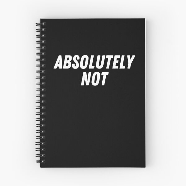 Item preview, Absolutely Not designed and sold by RedPumpFlash.