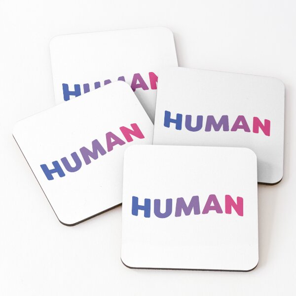 Item preview, HUMAN (curved) - Bisexual designed and sold by Skyler Orion X.