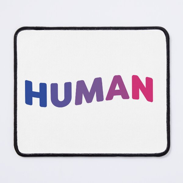 Item preview, HUMAN (curved) - Bisexual designed and sold by Skyler Orion X.