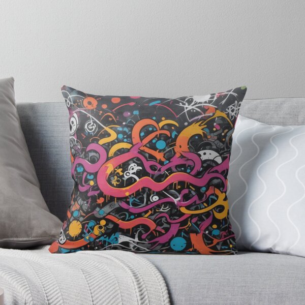 Item preview, Colorful Street Art, Asian Graffiti, Pattern designed and sold by Burn-Ego.