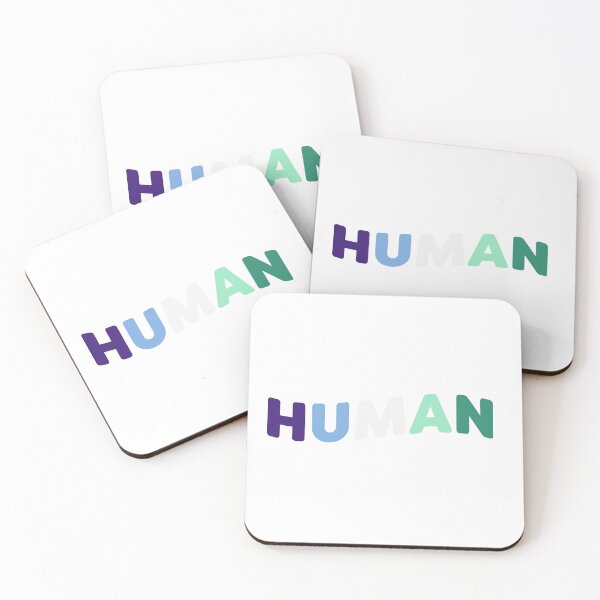 Item preview, HUMAN (curved) - mlm / gay men designed and sold by Skyler Orion X.