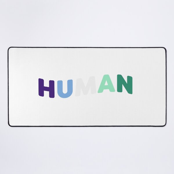 Item preview, HUMAN (curved) - mlm / gay men designed and sold by Skyler Orion X.