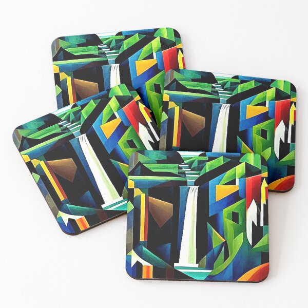 Item preview, Waterfall cascades down the mountain 3 designed and sold by George Hutton Hunter.