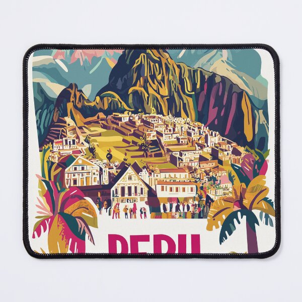 Item preview, Vibrant Peru Art – Colorful Wall Decor Celebrating Peruvian Culture, Traditions, and Heritage designed and sold by nomiraclehere.