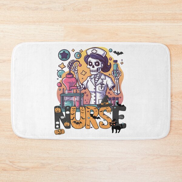 Item preview, Spooky Laboratory Nurse Halloween, Skeleton Nurse Halloween designed and sold by Sasikharn.