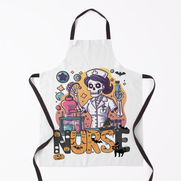 Item preview, Spooky Laboratory Nurse Halloween, Skeleton Nurse Halloween designed and sold by Sasikharn.