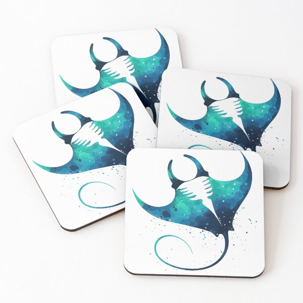 Item preview, Sketchy Manta Ray Watercolor designed and sold by TomFrontierArt.