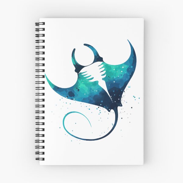 Item preview, Sketchy Manta Ray Watercolor designed and sold by TomFrontierArt.