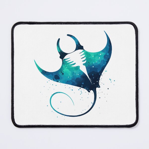 Item preview, Sketchy Manta Ray Watercolor designed and sold by TomFrontierArt.
