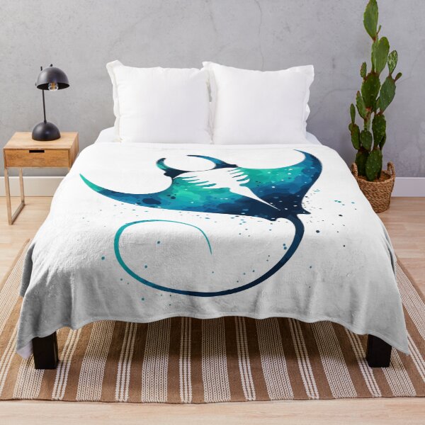 Item preview, Sketchy Manta Ray Watercolor designed and sold by TomFrontierArt.