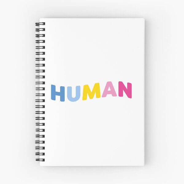 Item preview, HUMAN (curved) - Pansexual designed and sold by Skyler Orion X.