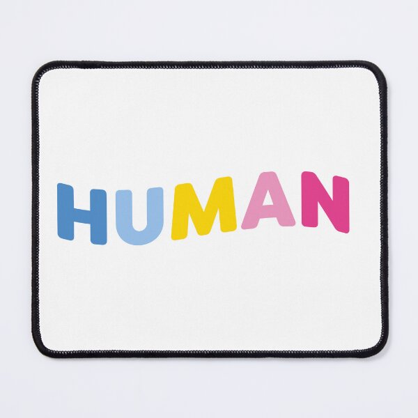 Item preview, HUMAN (curved) - Pansexual designed and sold by Skyler Orion X.