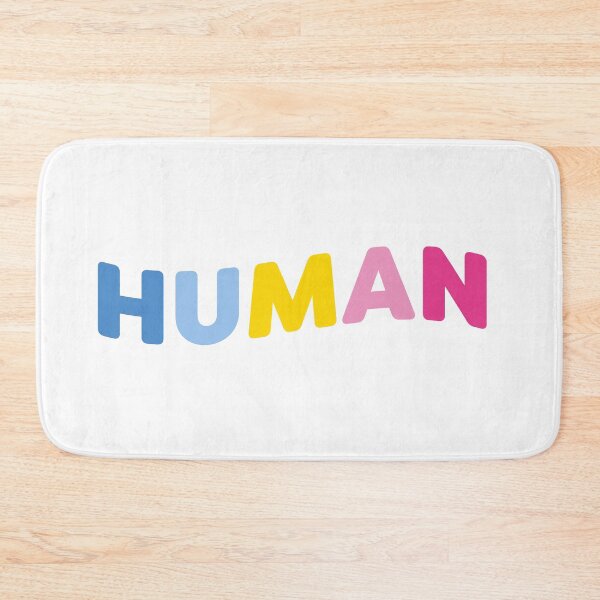 Item preview, HUMAN (curved) - Pansexual designed and sold by Skyler Orion X.