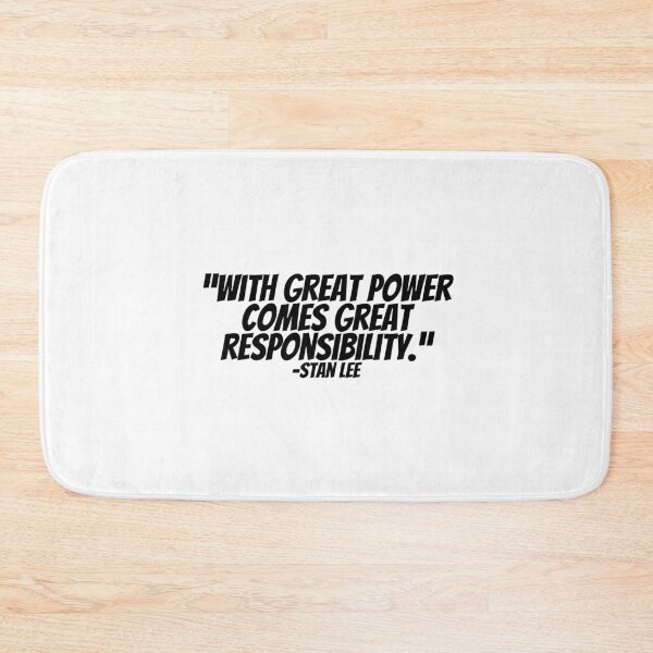 Item preview, Stan Lee - With Great Power Comes Great Responsibility  designed and sold by CharmStudio.