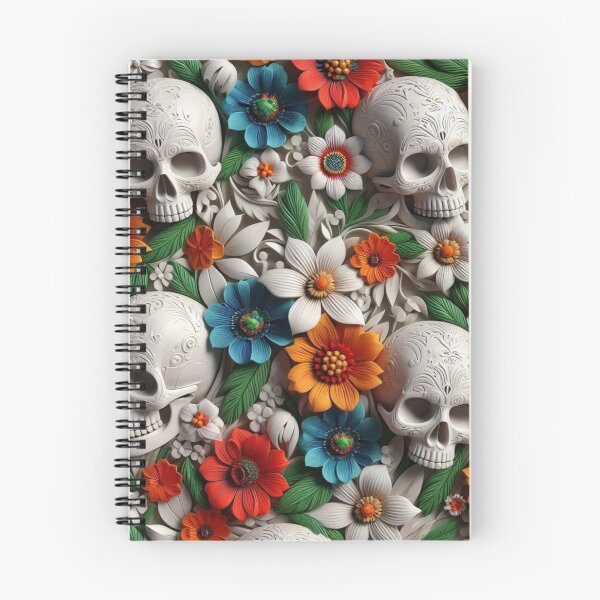 Item preview, Floral Hidden Skull designed and sold by DeeCeeFashion.