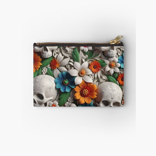 Item preview, Floral Hidden Skull designed and sold by DeeCeeFashion.