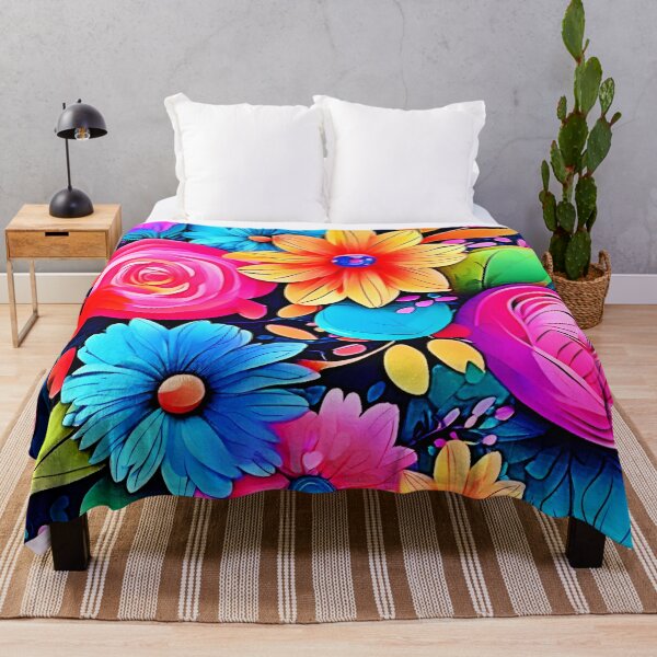 Item preview, Vibrant Floral Bliss Art designed and sold by Health And Fitness Posts e-Store.