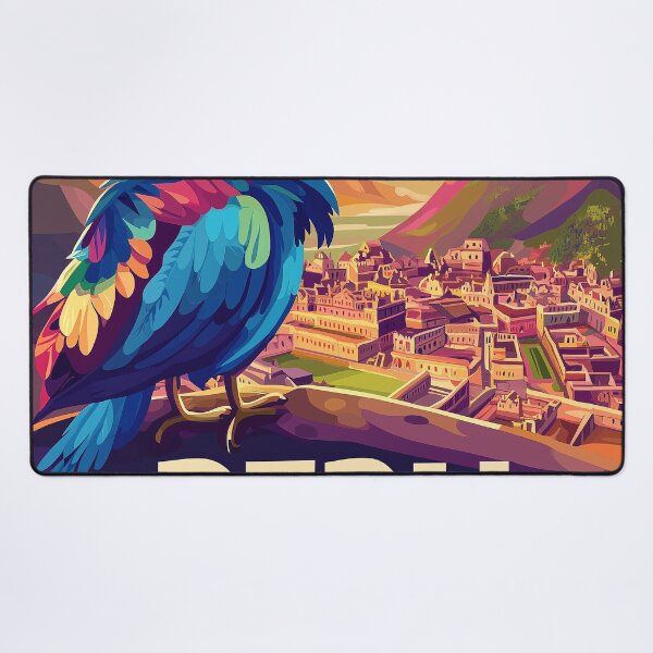 Item preview, Vibrant Peru Art – Colorful Wall Decor Celebrating Peruvian Culture, Traditions, and Heritage designed and sold by nomiraclehere.