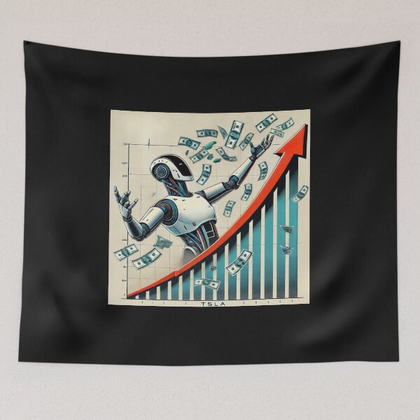 Item preview, Tesla stock price designed and sold by TEEJAMBOREE.