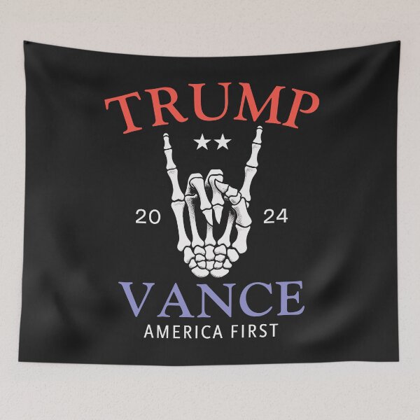 Item preview, Trump Vance 2024 America First  designed and sold by CreepyCornerArt.