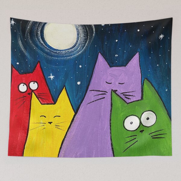 Item preview, The Night Cats designed and sold by cishop.