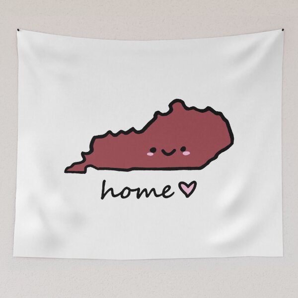 Item preview, Red Cute Kentucky home smiley designed and sold by missavaw.