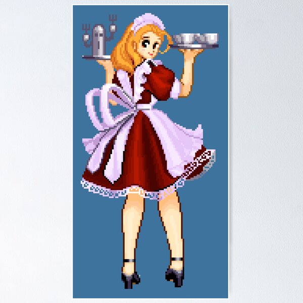 Item preview, Maid Café designed and sold by RetroGameChamps.