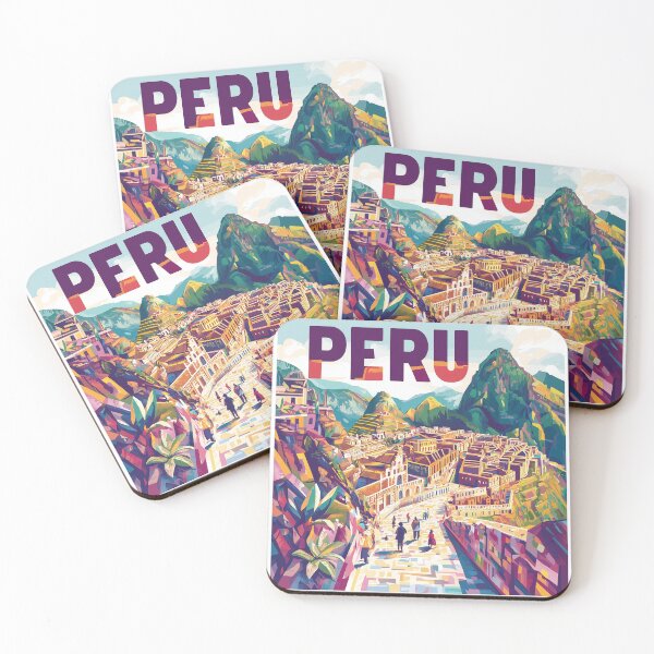 Item preview, Vibrant Peru Art – Colorful Wall Decor Celebrating Peruvian Culture, Traditions, and Heritage designed and sold by nomiraclehere.