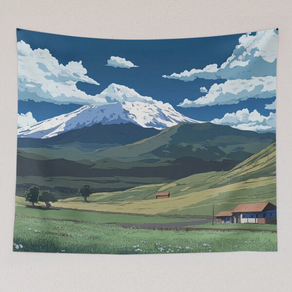 Item preview, Bolivia landscape | Anime style designed and sold by ComicsFactory.