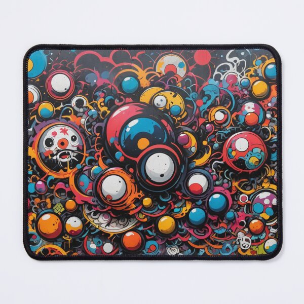 Item preview, Abstract Circles Bubbles, Street Art Pattern, Japan designed and sold by Burn-Ego.