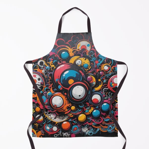 Item preview, Abstract Circles Bubbles, Street Art Pattern, Japan designed and sold by Burn-Ego.