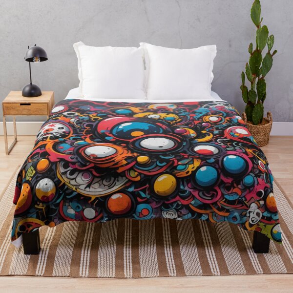 Item preview, Abstract Circles Bubbles, Street Art Pattern, Japan designed and sold by Burn-Ego.