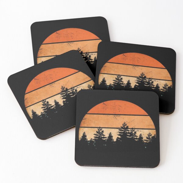 Item preview, Sunset themed with pine trees  designed and sold by Coollzone.