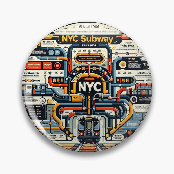 Item preview, New York Subway NYC Subway Train designed and sold by MayaDelaye.