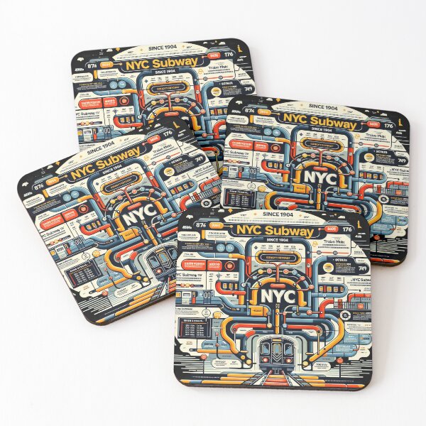 Item preview, New York Subway NYC Subway Train designed and sold by MayaDelaye.