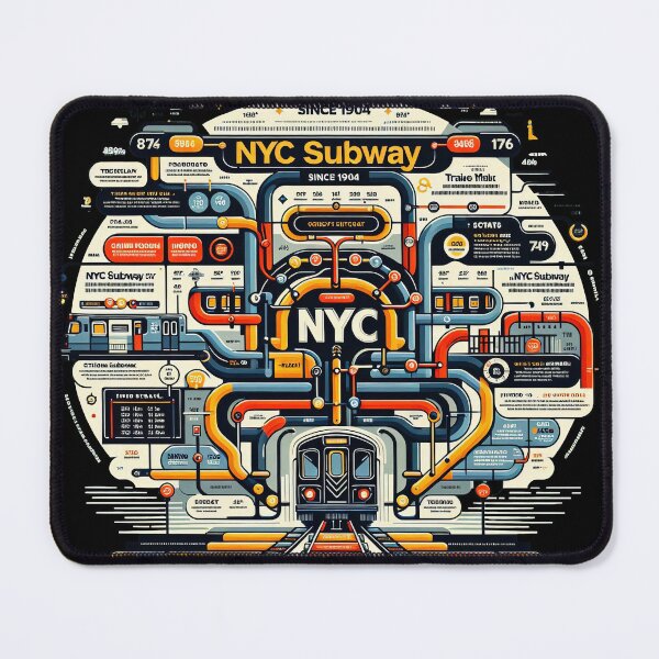 Item preview, New York Subway NYC Subway Train designed and sold by MayaDelaye.