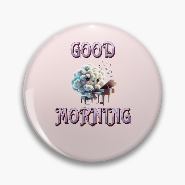 Item preview, GOOD MORNING CUTE PUFFY CLOUD PIANO designed and sold by lovingtouch.