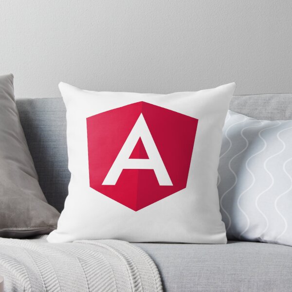 Item preview, Angular Angular.js Transparent Logo T-Shirt designed and sold by Rainwater Merch.
