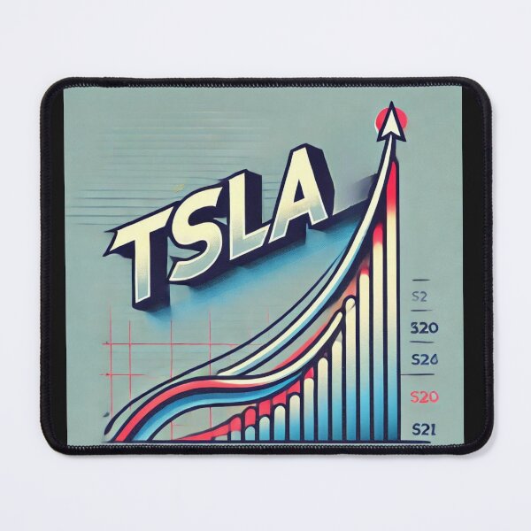 Item preview, Tesla stock price designed and sold by TEEJAMBOREE.