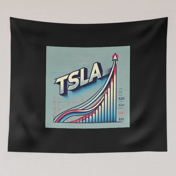 Item preview, Tesla stock price designed and sold by TEEJAMBOREE.