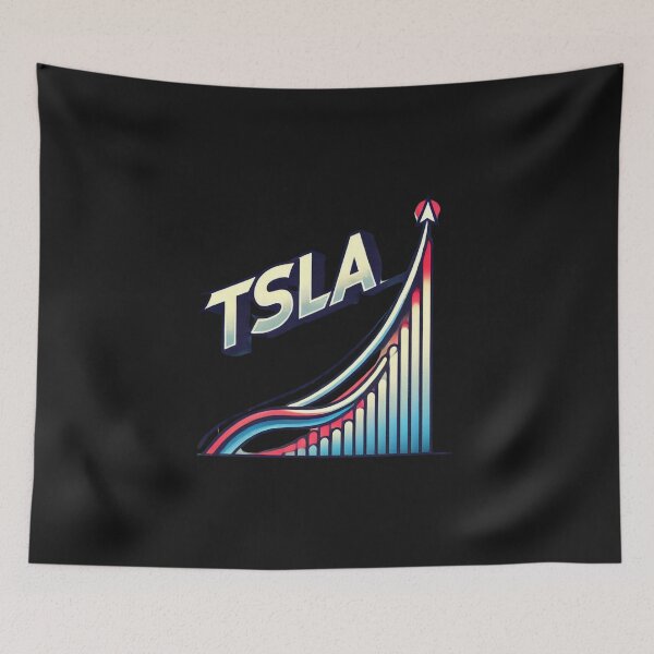 Item preview, Tesla stock price designed and sold by TEEJAMBOREE.