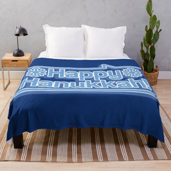 Item preview, Happy Hanukkah - Talking Shirt (Blue Trio) designed and sold by Justin Ellis.