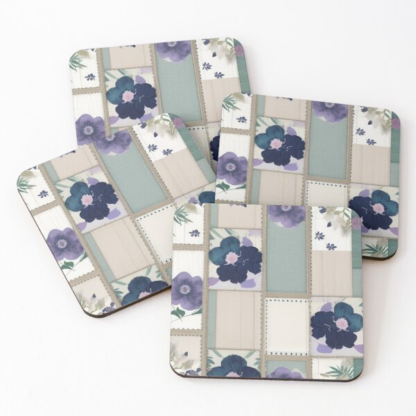 Item preview, Floral Patchwork style collage  designed and sold by Roxburylane.