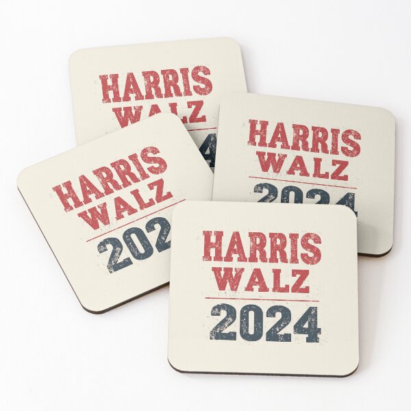Item preview, Harris Walz 2024 Vintage Distressed Campaign Design designed and sold by Retro Travel Design.