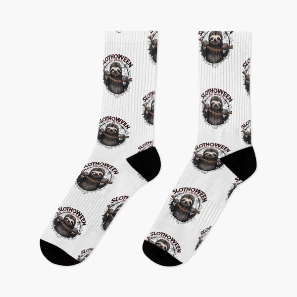 Item preview, Slothoween Chill And Thrill - Creepy Sloth designed and sold by MaateoDesign.