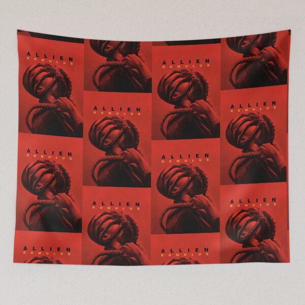 Item preview, Alien: Romulus Inspired Red-Hued Graphic Tribute designed and sold by ironpalette.