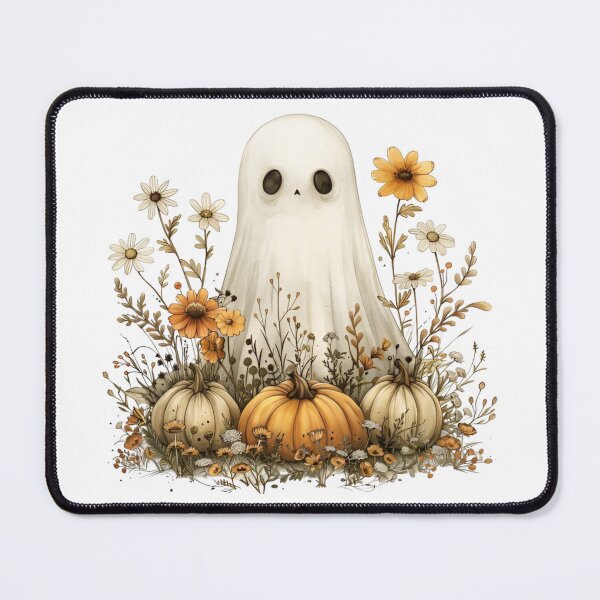 Item preview, Retro Ghost, Pumpkins & Flowers designed and sold by KSimpson838.