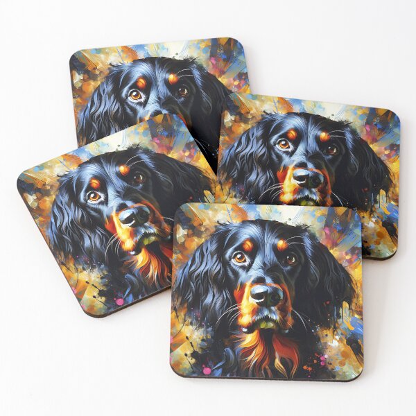 Item preview, Gordon Setter Dog Acrylic Print Pet Portrait Pet Lovers designed and sold by Puppy Puzzles Plus.