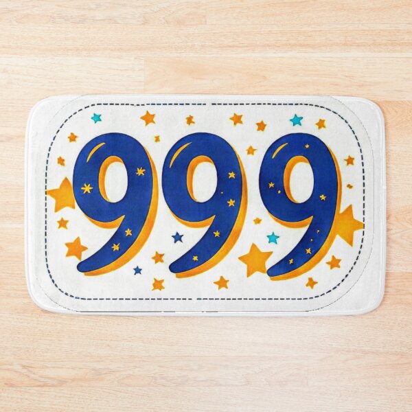 Item preview, Number 999 sticker. designed and sold by Giulivo Store Graphic.
